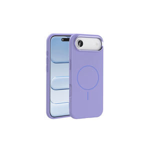 Coque en silicone orange de luxe compatible MagSafe pour iPhone 11 Pro avec protection d'objectif photo en métal Air-Metal, antichoc et finition mate - Product Image 2