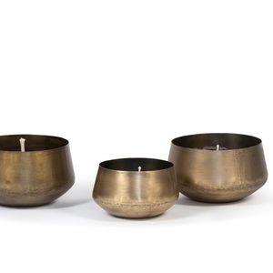 Vintage Bronze Metal <b>Planter</b> with Intricate Floral Engravings Luxurious Decorative Addition to Home Garden Collections - Product Image 1