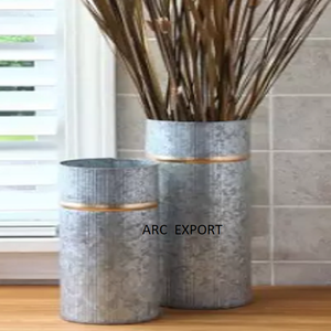 Florero de decoración de Metal único de plata, proveedores al por mayor, florero decorativo para el hogar, jarrón de decoración para sala de estar - Product Image 6