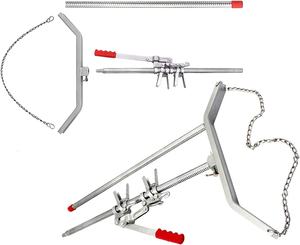 Extractor de Terneros de Doble Trinquete de Uso Veterinario de 65 Pulgadas para Parto de Ganado, Acero Inoxidable, ARMANDIOUS AI-6969, 4 Años - Product Image 4