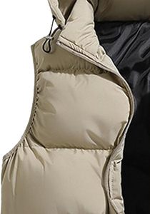 Chaleco acolchado sin mangas 2025 para hombre, ropa de abrigo alternativa resistente al agua, capucha con cremallera, ligero, servicio OEM disponible - Product Image 3