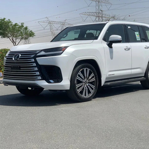 พวงมาลัย LX600 2022 Lexus AWD Drive SUV สำหรับเบาะหนังครอบครัวพวงมาลัยซ้ายอะลูมิเนียมอัลลอยแร็คหลังคา