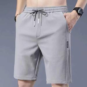 Pantalones cortos deportivos atléticos de verano para hombre, pantalones cortos personalizados con bolsillo y cremallera con gráfico de letras, poliéster, algodón, secado rápido - Product Image 5