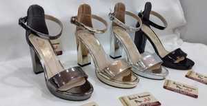 Sandales à talons hauts pour femmes, usage quotidien, 8 cm, 36-40, fabriquées en Turquie - Product Image 3