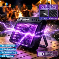 Notfall-LED-Solarflutlicht ETD-2520 für Outdoor-Camping und Mückenbekämpfung, Wiederaufladbar