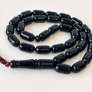 Chapelet islamique en ambre de la Baltique, couleur ambre cerise, Misbaha - Product Image 1