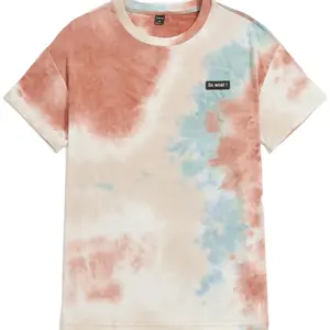 Mannen Casual Wear Gedrukt Groothandel Korte Mouw T-shirt Originele Tie-Dye Ontwerp Regular Fit 100% Katoen Mannen Tie dye Shirts Usa