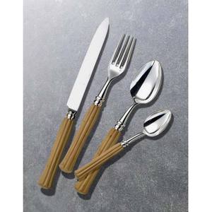 High Quality Luxury Royal <b>Cutlery</b> <b>Set</b> with Clear Acrylic and Designer <b>Gold</b> Plated Handle Stainless Steel Dining Fork - Product Image 4