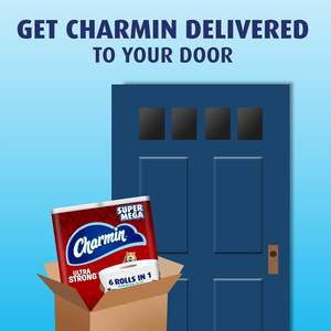 CharminUltra Strong <b>Toilet</b> <b>Paper</b>, 6 Super Mega <b>Rolls</b> = 36 Regular <b>Rolls</b> - Product Image 3