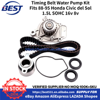 MBSGSW Kit de courroie de distribution Pompe à eau pour Lexus RX330 ES330 Toyota Solara Sienna Camry Highlander 3.0L 3.3L V6 2001-2008 TBK257A