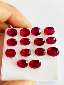Rubí rojo vibrante hermoso natural calentado y tratado 26 piezas con brillo AAA de calidad AAA Origen de Mozambique perfecto para joyería - Product Image 6