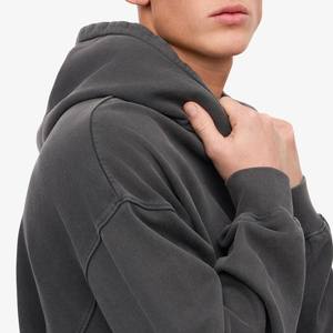 Sudadera con capucha de alta calidad Parejas Colorido Batik Algodón Fleeced Oversized Pullover Sudadera con capucha Logotipo personalizado Sudadera con capucha Hombres - Product Image 3