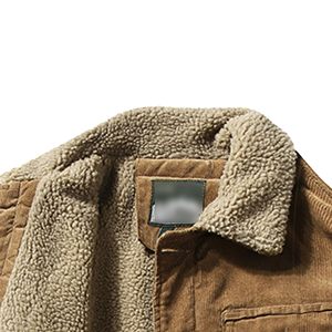 Chaqueta suave y duradera de moda para hombres más demandados Ropa de exterior de alta calidad Chaqueta de Sherpa de algodón para hombres Chaqueta de Sherpa Cálida - Product Image 6