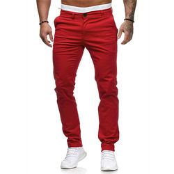 <b>Men's</b> Casual <b>Trousers</b> Custom Logo Design and OEM Service Professional Made with Straight Pattern Low Price <b>for</b> Sale - Product Image 5