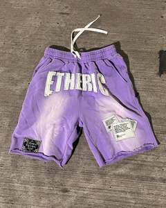 Custom Men's Solid Fleece Board Shorts Mid Waist Casual <b>Elastic</b> Waist 100% Cotton Quick Dry Breathable Anti-Wrinkle <b>Lace</b> - Product Image 4