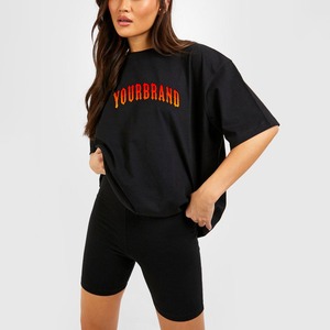 ชุดออกกำลังกายผู้หญิงแบบกันกระแทก เสื้อผ้าเนื้อผ้าไม่ยับ กางเกงขาสั้นเอวสูง ชุดออกกำลังกายกลางแจ้ง วิ่ง ฟิตเนส ชุดสองชิ้น - Product Image 1