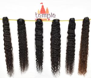 Extensiones de cabello humano virgen indio 100% Cutícula sin procesar alineada Onda profunda suelta Tejido de rizo natural-Ninguno químicamente - Product Image 3