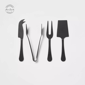 Ensemble d'outils de fromage en laiton doré fabriqué à la main en gros d'usine de 3 pièces pour servir le petit-déjeuner dans les hôtels et les restaurants - Product Image 2
