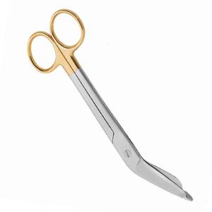Tailles personnalisées Ciseaux à pansement compacts en acier inoxydable Opération manuelle avec placage à l'or Instrument chirurgical à prix économique - Product Image 6