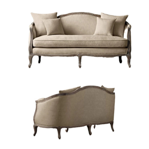 โซฟาแสนสบายสไตล์โมเดิร์นเฟอร์นิเจอร์ไม้ทำจากไม้สักคุณภาพสูงโดยช่างฝีมือที่มีประสบการณ์สำหรับห้องวีไอพีและอื่นๆ - Product Image 3