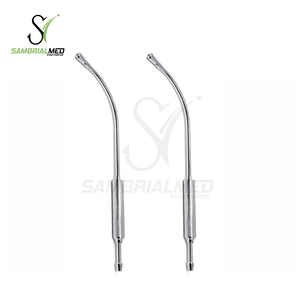 Tubo de succión vascular Cooley de acero inoxidable de calidad superior Punta de 8mm de ancho (35,0 cm) Cirugía cardiovascular y torácica - Product Image 4