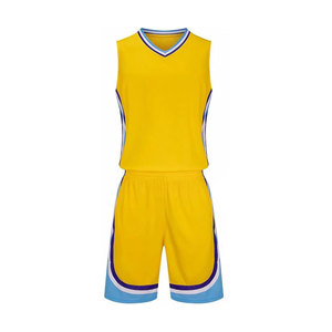Personnalisable de haute qualité 2 pièces sans manches ensemble d'uniformes de basket-ball maillot de basket-ball brodé avec nom d'équipe personnalisé - Product Image 1