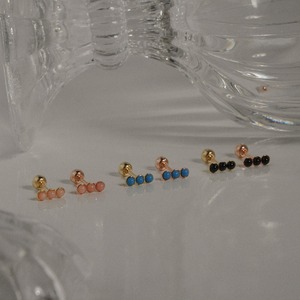 ต่างหูสตั๊ดเม็ดกลมพลอยเพทายทรงลูกบาศก์14K สีทองสำหรับผู้หญิงทันสมัยเครื่องประดับเจาะแบบโรแมนติกขายส่งแบบยอดเยี่ยม - Product Image 3