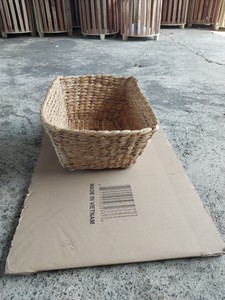 กล่องและถังขยะอเนกประสงค์รุ่นใหม่จากเวียดนามตะกร้าผักตบชวาทรงสี่เหลี่ยมเป็นมิตรต่อสิ่งแวดล้อมทันสมัยคลาสสิก - Product Image 5