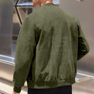 Chaqueta Bomber de Cuero, Moderna, Cómoda, Cálida y Elegante, Chaqueta Bomber de Cuero Clásica, Suave, Moderna, para Uso Diario - Product Image 5