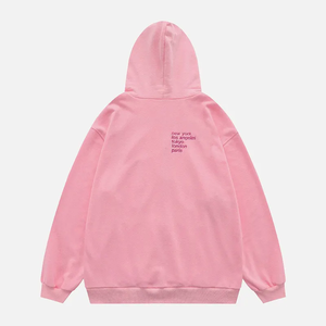 Sudadera con capucha de manga larga personalizable para hombre Hip Hop moda occidental suéter de dibujos animados impresión en relieve 3D poliéster/algodón ODM - Product Image 3