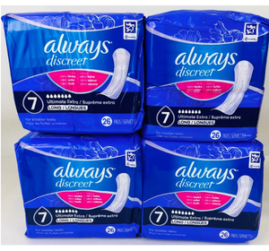 Toallas Sanitarias Always Maxi para Mujer, Talla 5, Absorbencia Extra Fuerte para la Noche, con Alas, Sin Perfume, Paquete de 36 - Product Image 6
