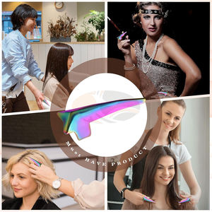 Pince à cheveux en acier inoxydable pour le coiffage, la séparation et le sectionnement, pince à tresser pour les doigts, utilisation en salon, extension de cheveux humains rapide - Product Image 5