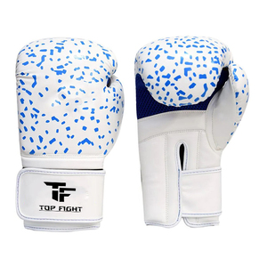 Fabricant de gants de boxe Flag, nouvelle conception personnalisée, gants de boxe imprimés noir, rouge, bleu pour la salle de sport à domicile - Product Image 2