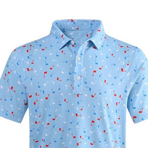 Polo de golf pour homme à séchage rapide, en coton, nouveau modèle, polos de golf pour homme à séchage rapide - Product Image 4