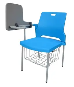 Godrej เก้าอี้ desklet ดีไซน์ทันสมัยวัสดุพลาสติก PP มีโครงเหล็กสำหรับห้องเรียนโรงเรียนและสำนักงานที่บ้าน - Product Image 1