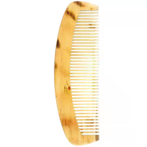 Peine de cuerno de búfalo de diseño moderno para peinar el cabello, accesorio para el cuidado del cabello de salón más vendido con logotipo personalizado, aspecto de diseñador de cuerno de buey - Product Image 6