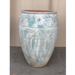 Grande Urne à Fleurs Antique Classique Traditionnelle Design Vintage Décor de Maison ou de Jardin d'Usine du Vietnam - Product Image 6