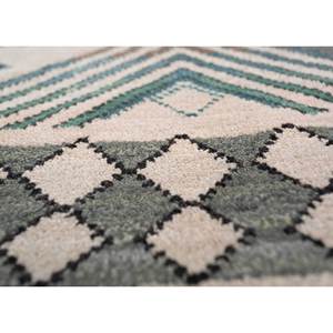 Tapis Manchaha Lev-786 bleu, noué à la main, en laine et soie de bambou, épaisseur 10 mm, motif géométrique abstrait, pour la maison, le couloir, rectangulaire, pour le sol - Product Image 3