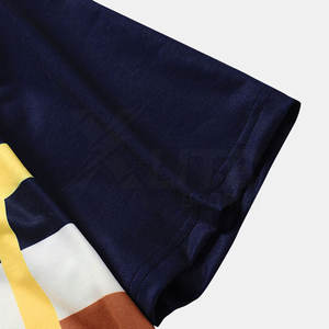 T-shirt pour homme haute performance en tissu mélangé polyester/coton, écologique, séchage rapide, manches courtes, finition soignée, classique pour un look parfait - Product Image 4