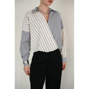 เสื้อเชิ้ตขายส่งพร้อมลายปักครอสติชตั้งแต่คอเสื้อถึงชายเสื้อ - [object Object] - Product Image 4