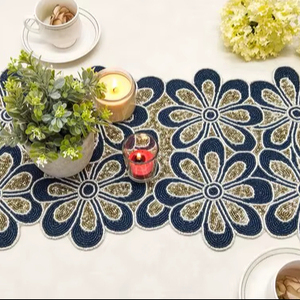 ผ้าปูโต๊ะลูกปัดสำหรับบ้านหรือโรงแรมอุปกรณ์ตกแต่งสไตล์เรียบง่ายคลาสสิก - Product Image 1