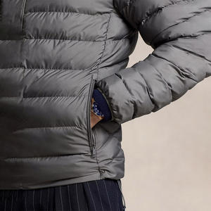 2025 ropa personalizada para hombres, chaqueta acolchada empacable para hombres de buena calidad, abrigo de invierno con capucha, chaqueta de nieve aislada hecha en Pakistán - Product Image 5