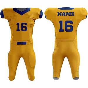 Maillot de football américain personnalisé, respirant, confortable et élégant, très populaire, avec protection UV et évacuation de l'humidité - Product Image 1