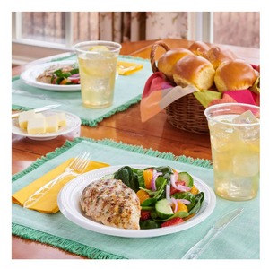<span class=keywords><strong>Hefty</strong></span> Supreme <span class=keywords><strong>Foam</strong></span> <span class=keywords><strong>Plates</strong></span>, 8 7/8 ", resistente ao corte, durável, 250 Contagem, descartável para uso diário - Product Image 5