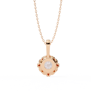 Colgante de Oro de 18k para Mujer con Diamante de Laboratorio Fabuloso, Colgantes y Dijes de Diamantes - Product Image 5