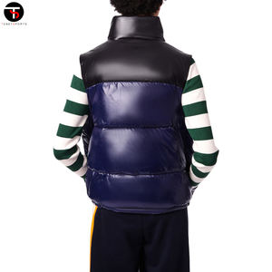 Gran oferta, chaleco grueso de invierno liso con cremallera para mujer, chaleco de burbujas de algodón para mujer, chaleco de estilo ligero acolchado transpirable de la mejor calidad - Product Image 4