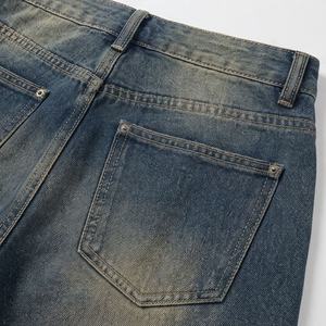 <b>Women</b> Custom Made OEM Flared <b>Jeans</b> Pants Winter Denim Pocket Button Breathable Slim Pant Custom Logo High Quality Trendy Style - Product Image 5