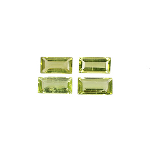 Peridoto Natural, Corte Rectangular de 12x6 mm, 2.87 Quilates, 1 Pieza, Gema Suelta para Joyería, Anillo Artesanal - Product Image 3