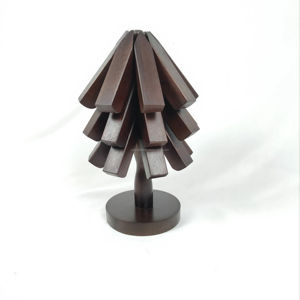 3pcs Round Wooden Eco-Friendly Modern <b>Trivets</b> Collapsible Hot Pad Dish Coaster Durable Kitchen Wedding Occasions Gift - Product Image 1