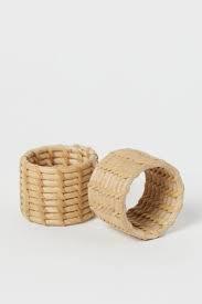 Rattan <b>table</b> decorative napkin ring <b>table</b> decor for <b>table</b> set of 4 - Product Image 5